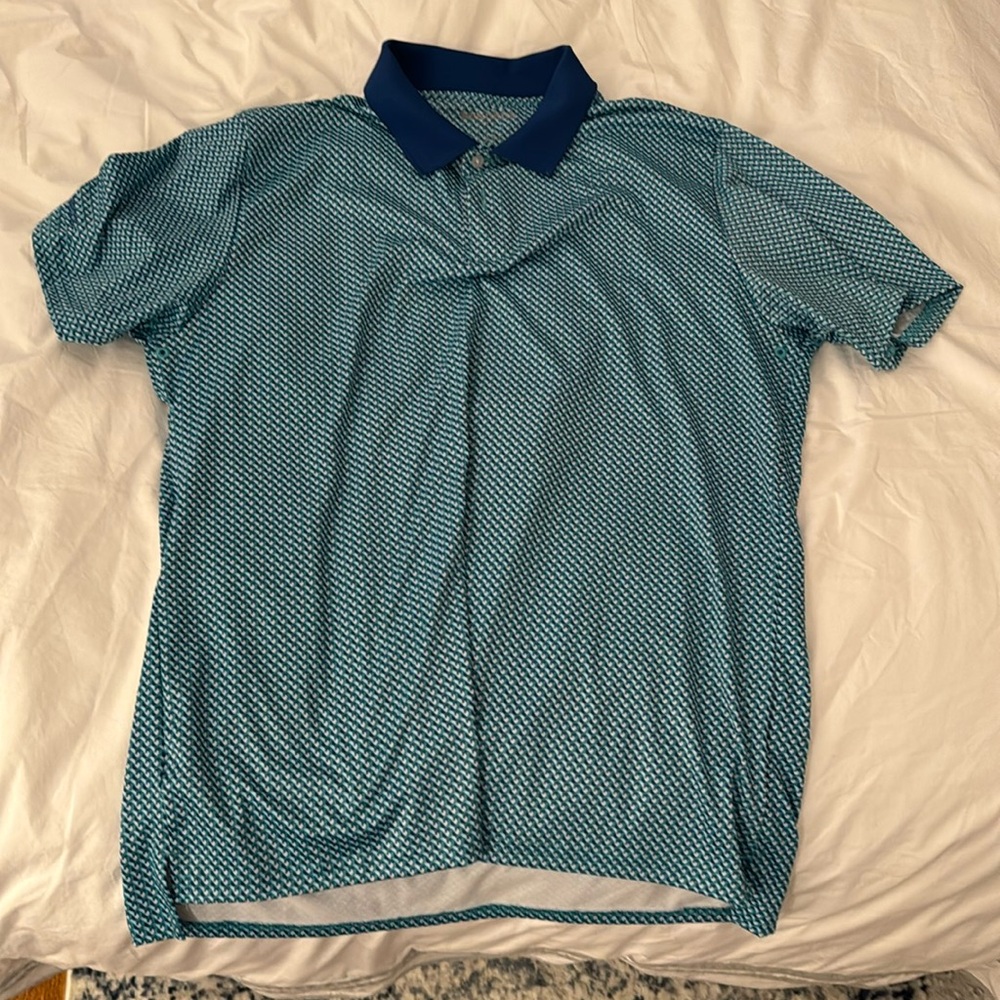 Bonobos golf polo blue size L
